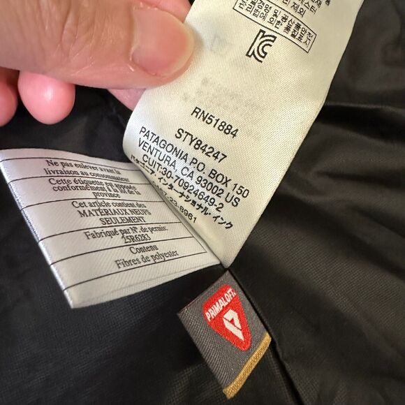 PATAGONIA YouTube Nano Puff Vest Jacket Black Full Zip Quilted Primaloft - Picture 11 of 12